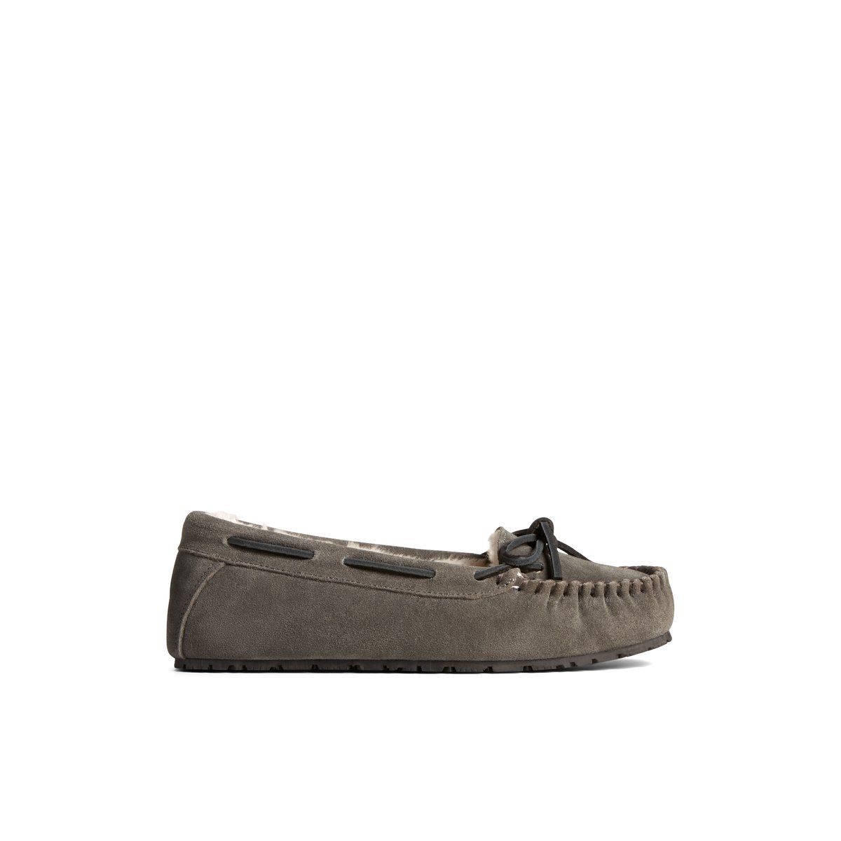 Reina 1 Eye Slipper Grey Women s Slippers Moccasin Sperry US